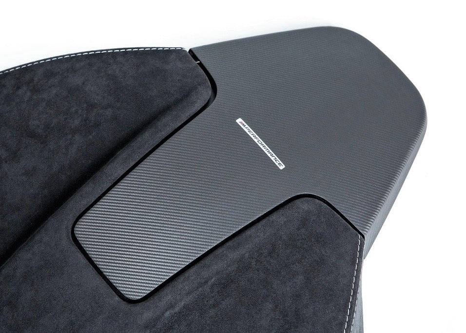 Genuine BMW M Performance Carbon & Alcantara Seat Back Set - Full seat back trim - X3M X4M M8