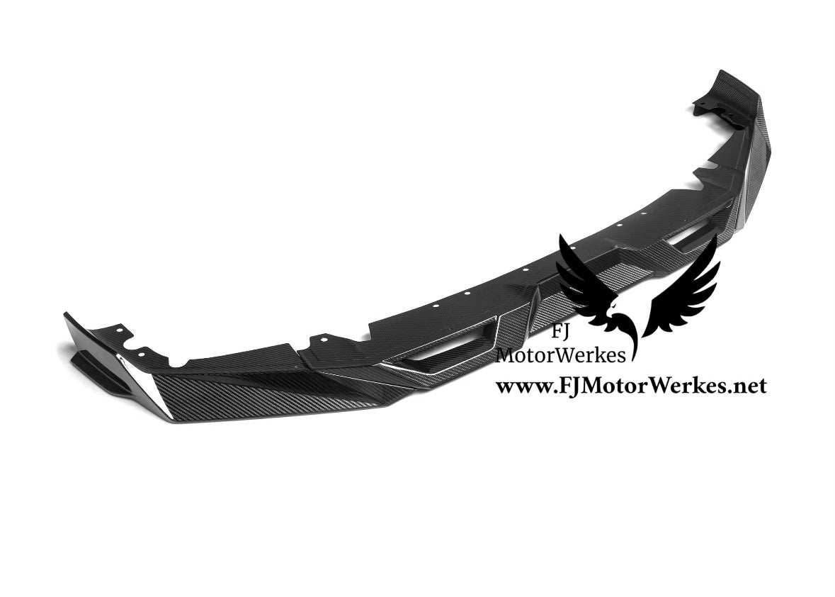 Bmw X5M F95 LCI Front Carbon Fibre Sq Style Splitter 2023+