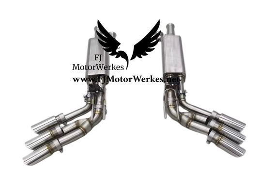 Mercedes-Benz G63 AMG (W464) 4.0L BiTurbo 2019–2023
Triple-Tail Styling Valved Mufflers