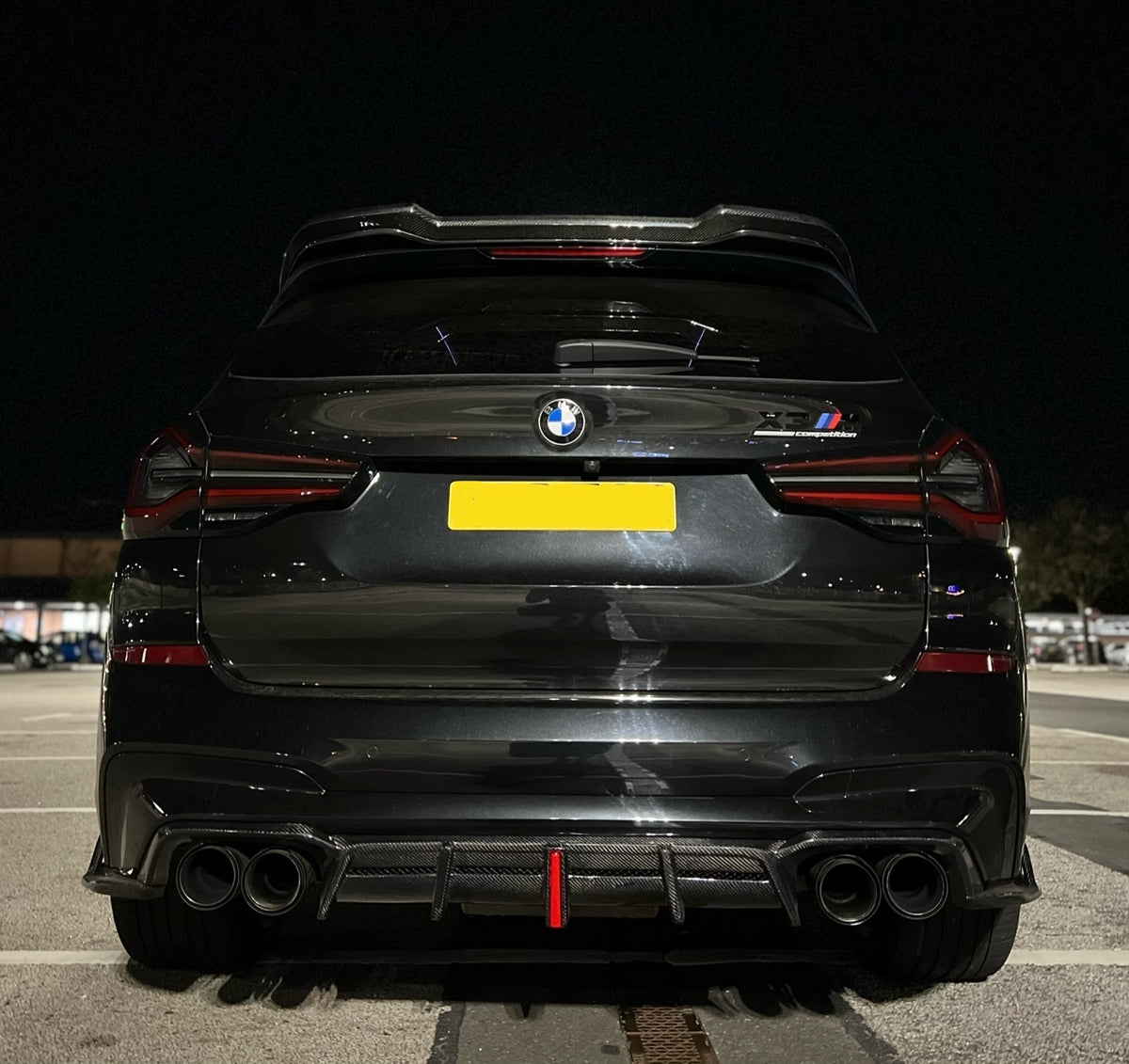 X3m Rear Diffuser Bmw X3M X4M Vader F1 rear Carbon diffuser pre lci only – FJ Motorwerkes