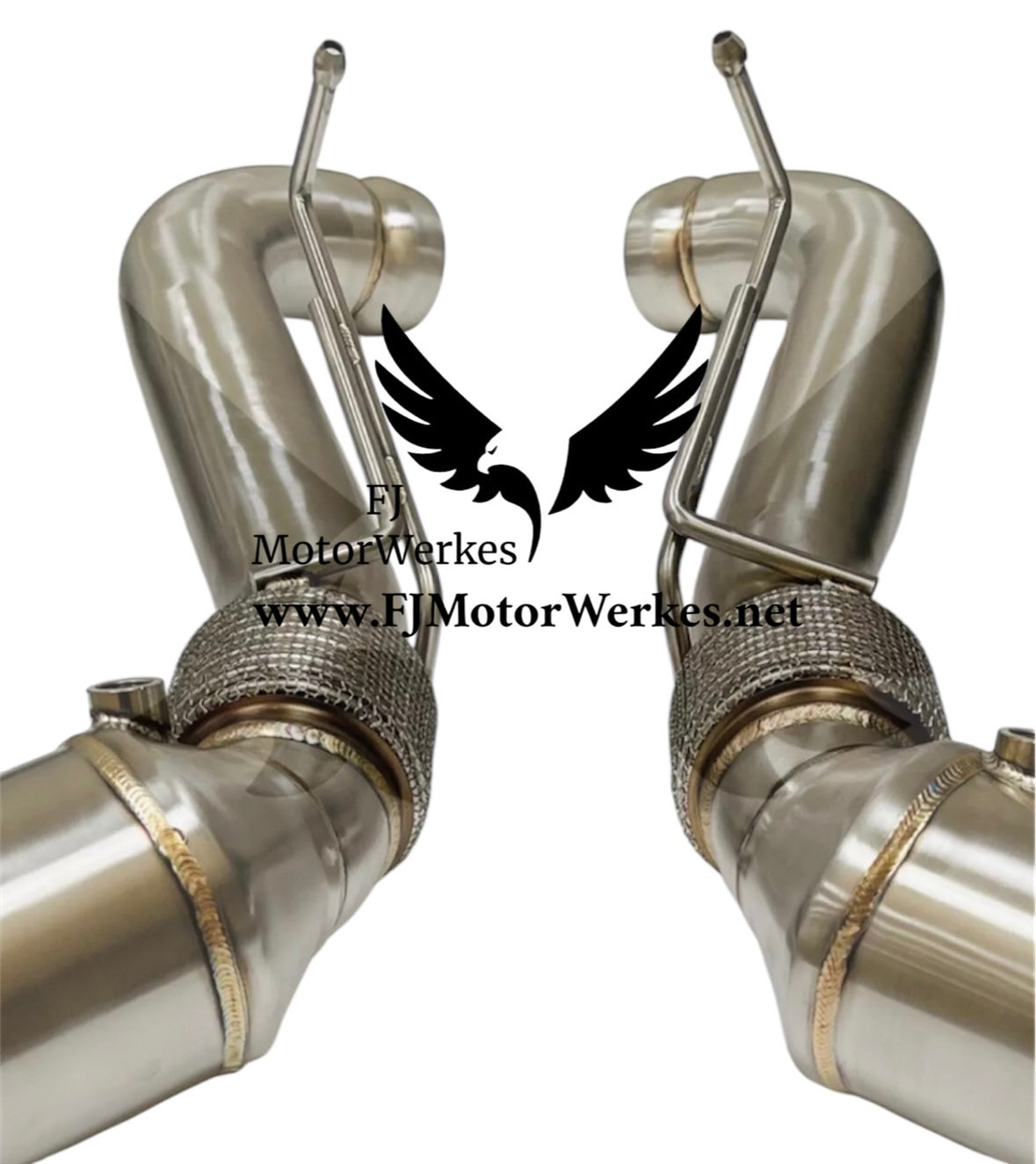 Mclaren 540c 570s 570gt 600lt Decat downpipes stainless steel