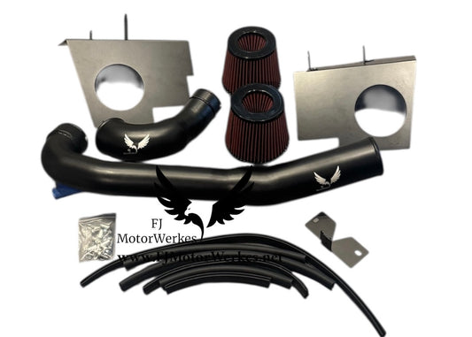 FJ Motorwerkes BMW M3 M4 G80 G81 G82 G83 Cold Intake Air Filter Induction Kit Heatshielded 2021+