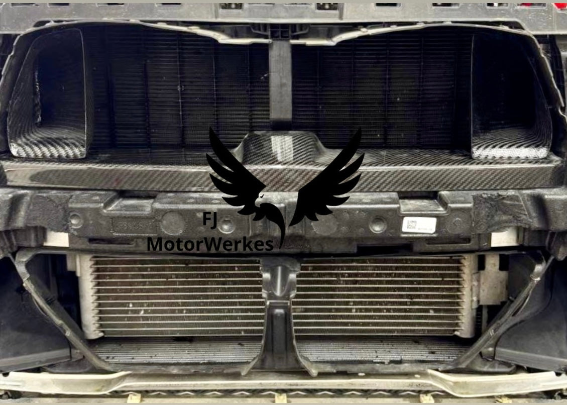 FJ MotorWerkes BMW M3 M4 Air Duct Intake Grill Scoops Carbon Fibre or Poly (G80 G81 G82 G83)