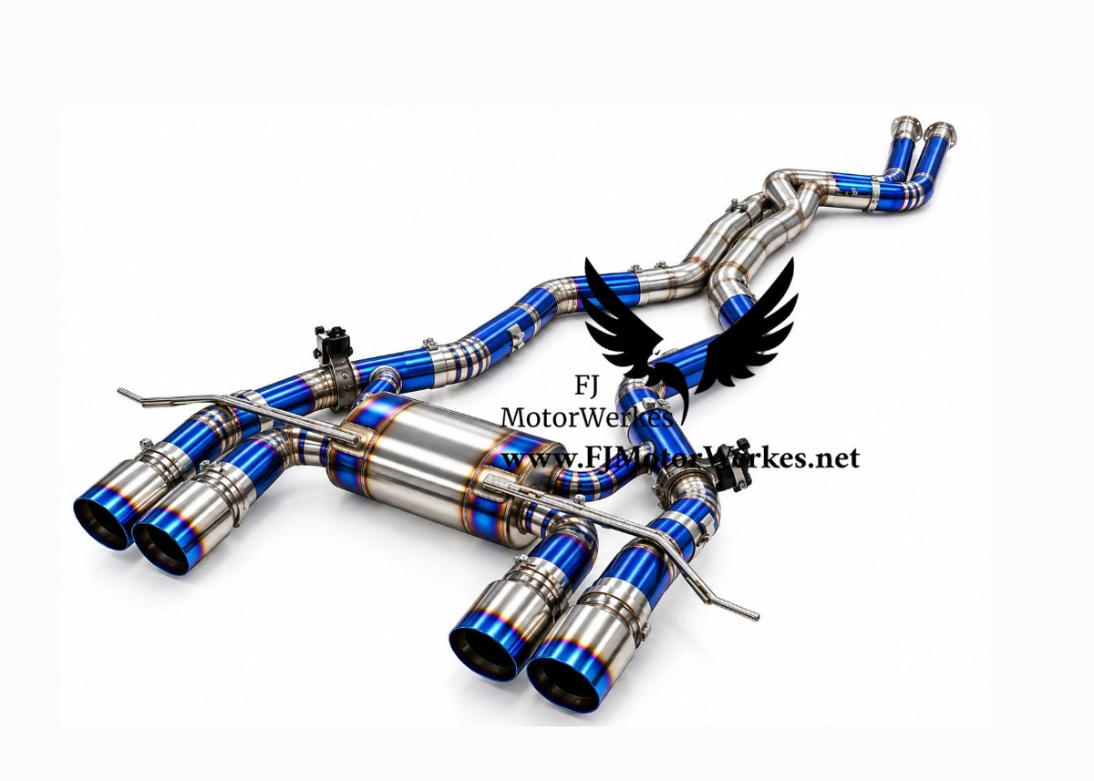 Bmw M3 M4 Valved Performance Z Midpipe Catback exhaust system G80 G81 G82 G83 (Stainless steel or Titanium)