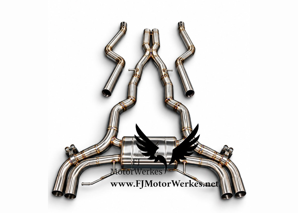 FJ MotorWerkes | BMW M760i / M760Li V12 Twin-Turbo Catback
6.6L N74 Twin-Turbo V12 | G12 | 2016–2022 - Stainless steel or Titanium