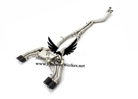 Bmw X3M X4M Exclusive 4 inch Performance Valved CatBack Exhaust System - 2020+ LCI MODELS