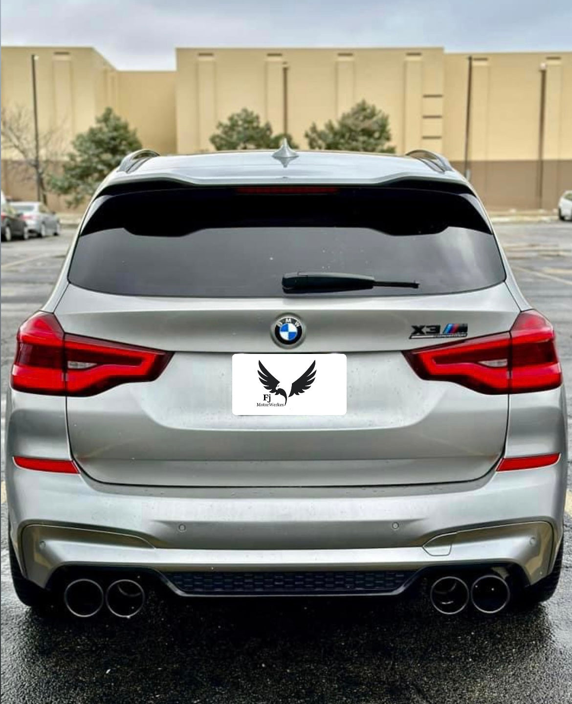 Bmw x3m x4m f97 f98 exhaust tips