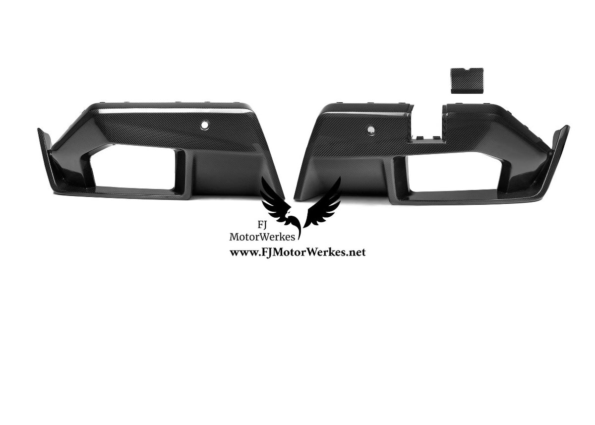 Bmw M5 G90 G99 Full Carbon Fibre Kit M Performance Style - Splitter, Side Skirts & Diffuser