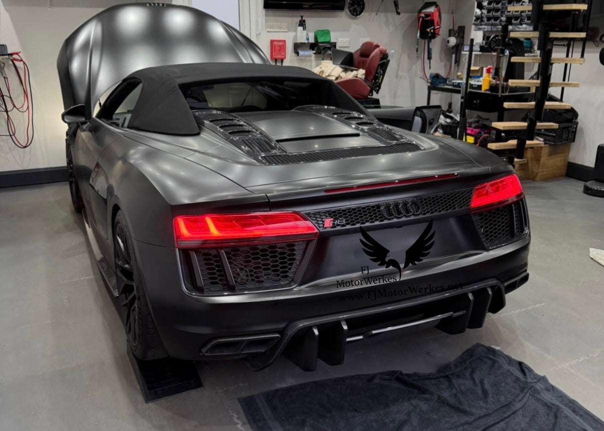 Audi R8 V10 Gen 2 V Spec Rear Carbon Fibre Diffuser