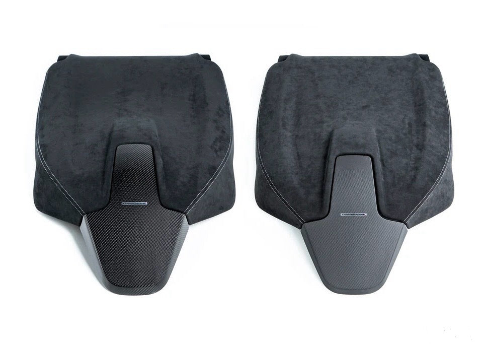 Genuine BMW M Performance Carbon & Alcantara Seat Back Set - Full seat back trim - X3M X4M M8