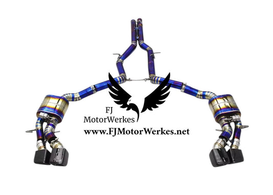Mercedes-Benz C63 AMG Valved Titanium Catback Exhaust System 6.2L V8 2007–2014
