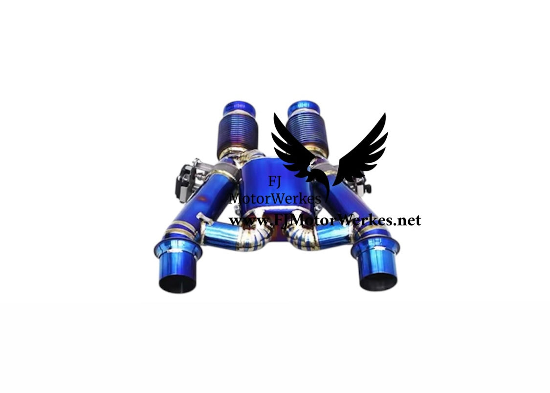 McLaren Artura 2022+ FJ Motorwerkes Titanium CatBack Valved Exhaust System