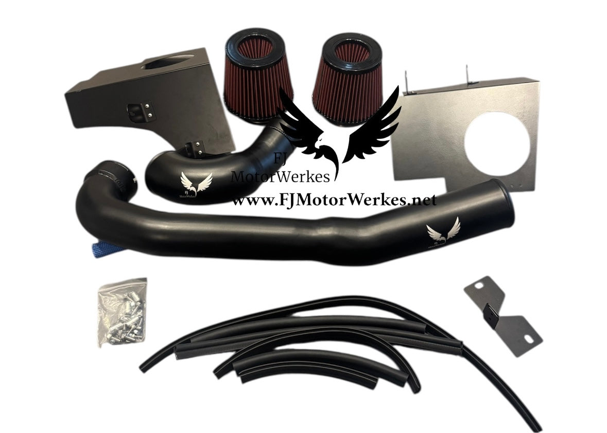 FJ Motorwerkes BMW M3 M4 G80 G81 G82 G83 Cold Intake Air Filter Induction Kit Heatshielded 2021+