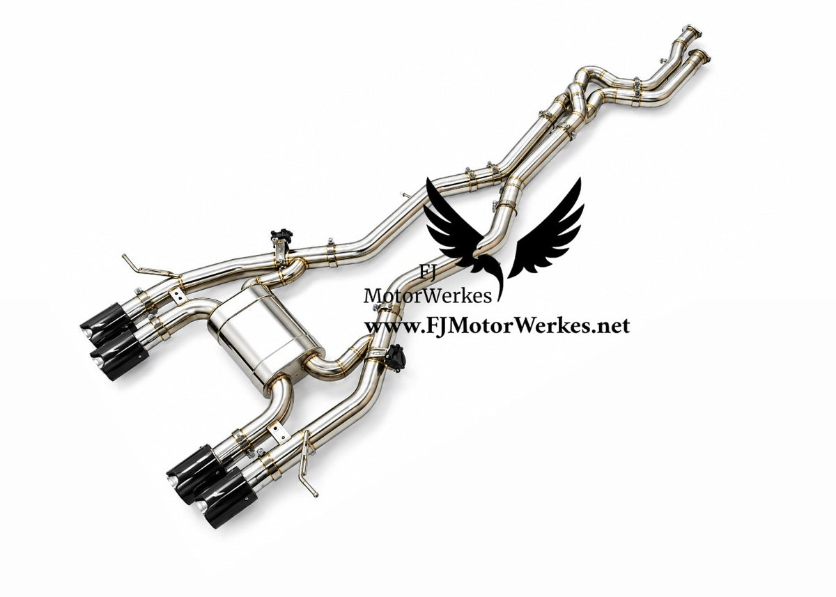 Bmw M3 M4 Valved Performance Z Midpipe Catback exhaust system G80 G81 G82 G83 (Stainless steel or Titanium)