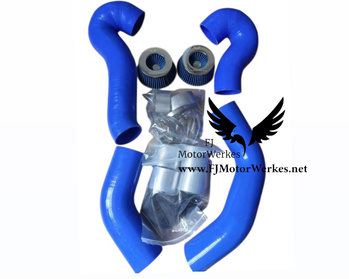 BMW M2 M3 M4 M5 M6 M8 X3M X4M X5M X6M + B58 Front mount air intakes kit - Inc Rain covers