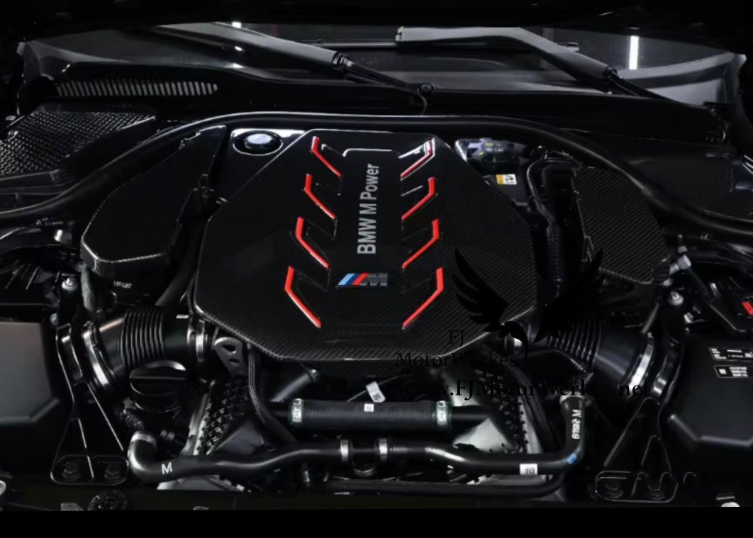 BMW M5 G90 G99 Carbon Fibre Engine, Slam Bar, Ecu & Scuttle Cover Full Kit