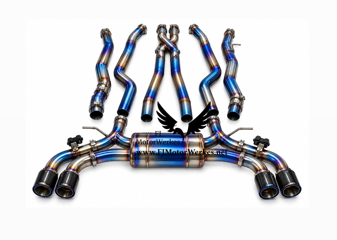 Bmw M5 G90 G99 Exclusive Valved Z Midpipe Catback System Performance Exhaust (Stainless steel or Titanium)