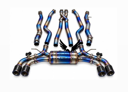 Bmw M5 G90 G99 Exclusive Valved Z Midpipe Catback System Performance Exhaust (Stainless steel or Titanium)