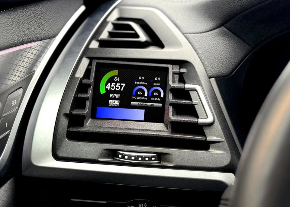BMW X3M X4M Canchecked data display air vent gauge Rhd or Lhd MFD28 Gen2 G01 G02 F97 F98