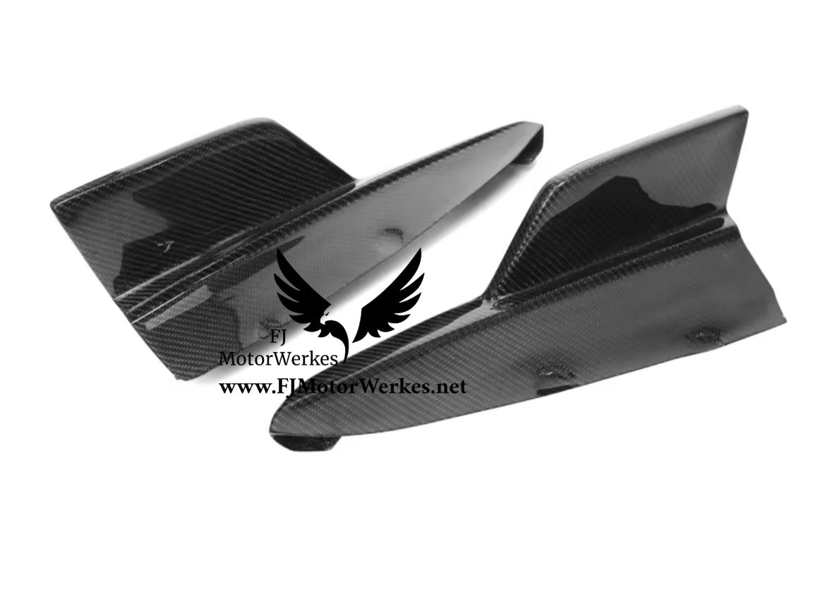 Bmw X5M F95 Carbon Fibre Rear Side Splitter Splats