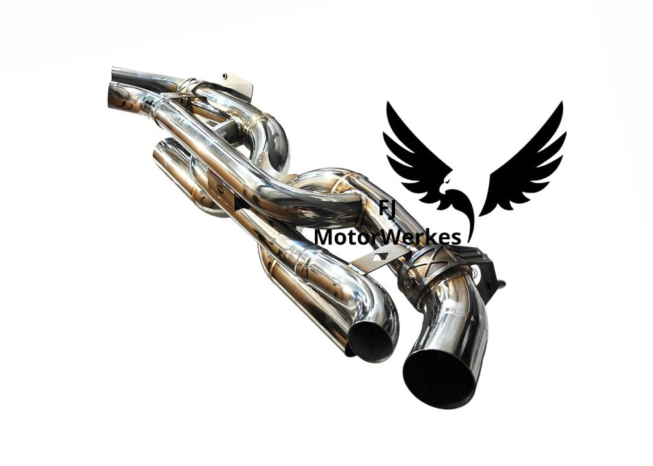 Porsche 911 992 carrera S Targa S Gts stainless steel valved Catback exhaust system 2019+