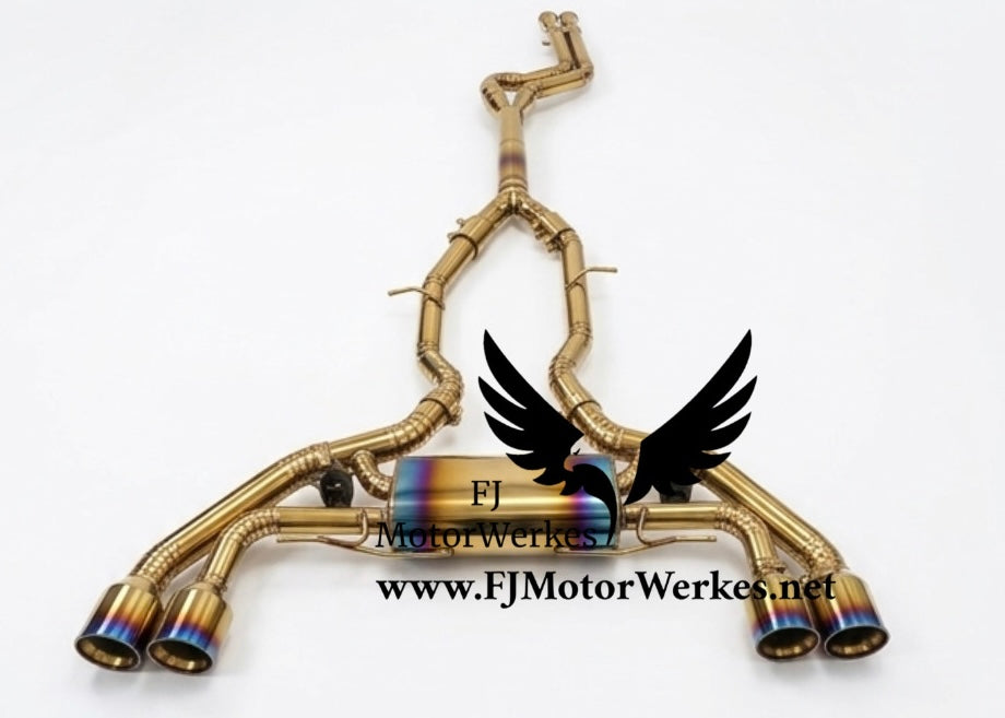Bmw X3M X4M S58 Premium Titanium Equal length Catback Exhaust System Pre lci + Lci