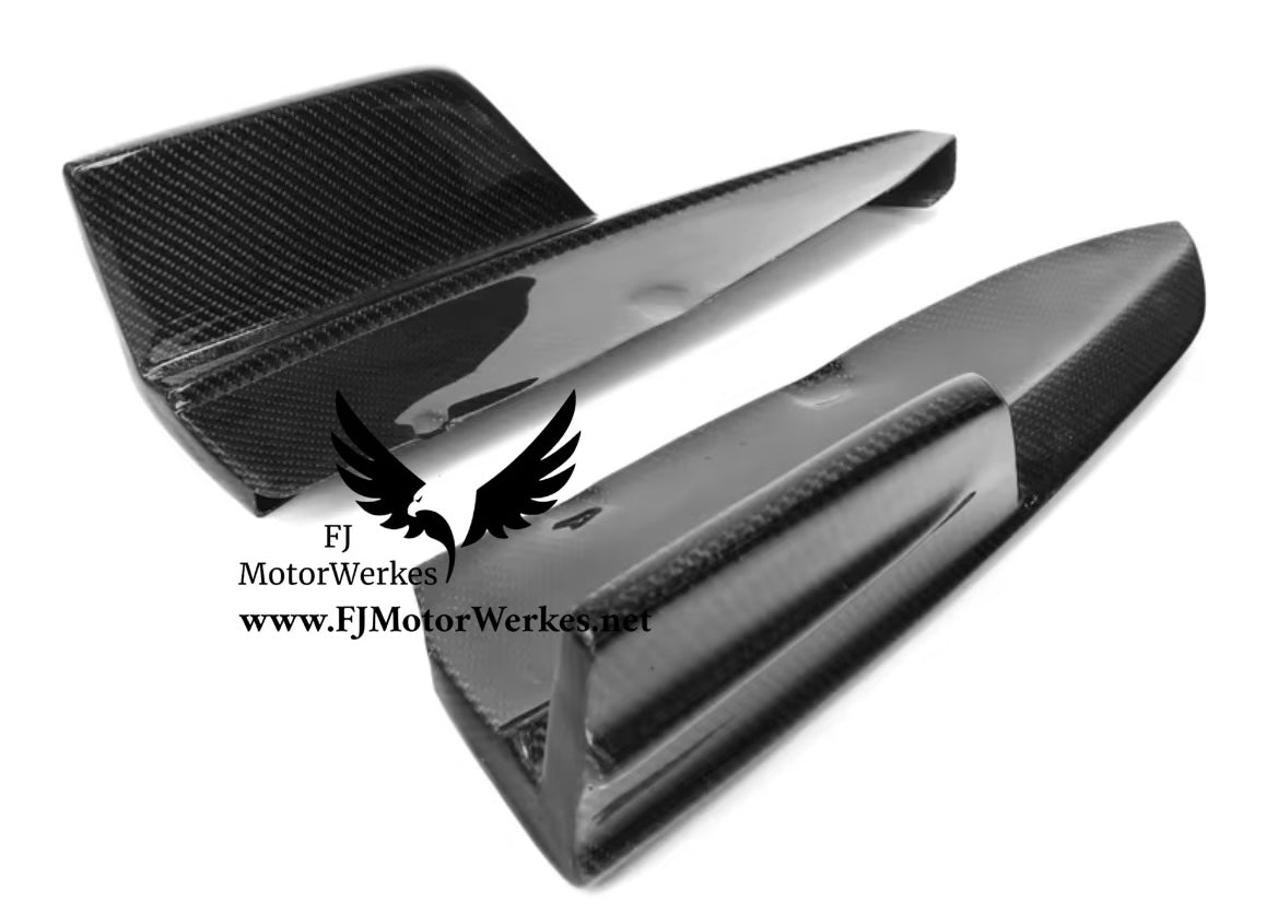 Bmw X5M F95 Carbon Fibre Rear Side Splitter Splats
