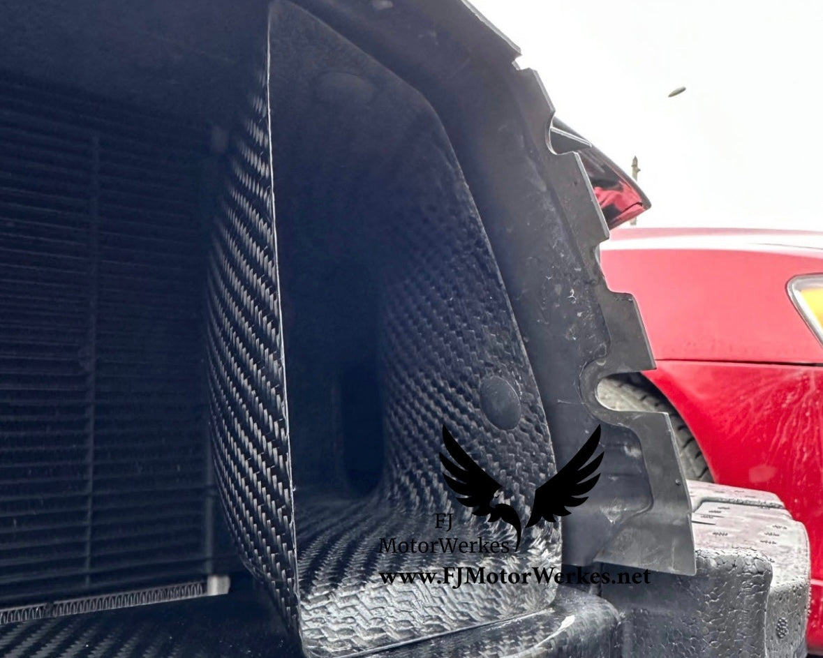 FJ MotorWerkes BMW M2 M3 M4 Air Duct Intake Grill Scoops Carbon Fibre or Poly (G80 G81 G82 G83 G87)