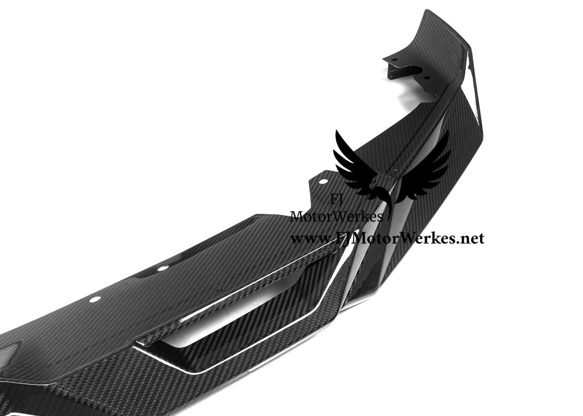 Bmw X5M F95 LCI Front Carbon Fibre Sq Style Splitter 2023+