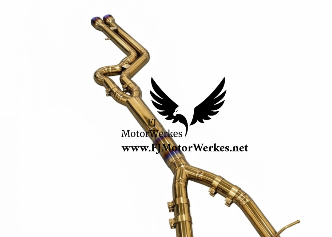 Bmw X3M X4M S58 Premium Titanium Equal length Catback Exhaust System Pre lci + Lci