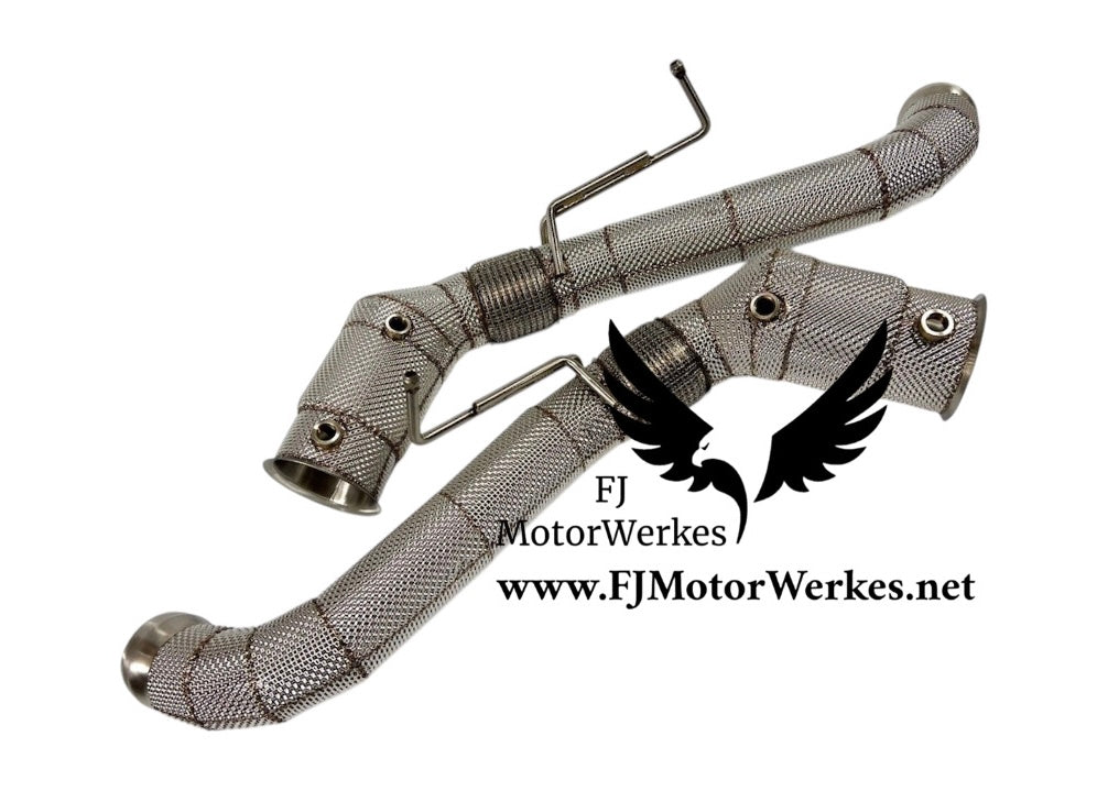 Mclaren 540c 570s 570gt 600lt Decat downpipes stainless steel