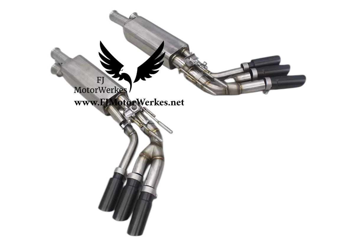 Mercedes-Benz G63 AMG (W464) 4.0L BiTurbo 2019–2023
Triple-Tail Styling Valved Mufflers