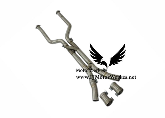 FJ MotorWerkes BMW M5 G90 G99 - Equal Length Z Pipe Crossover Midpipe
