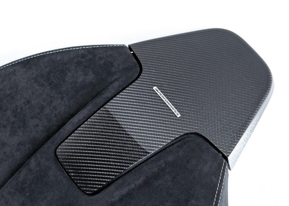 Genuine BMW M Performance Carbon & Alcantara Seat Back Set - Full seat back trim - X3M X4M M8