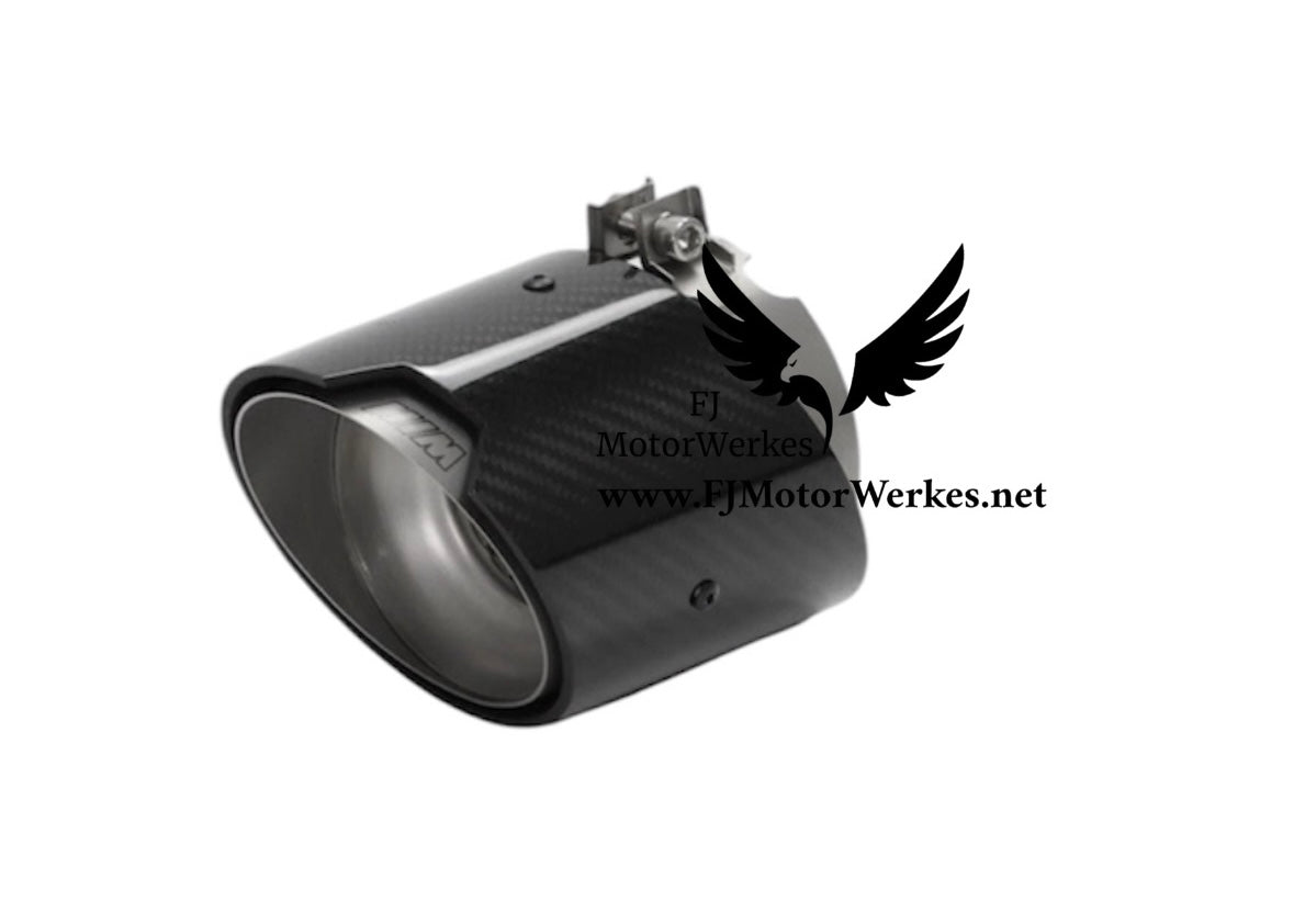 FJ MotorWerkes Bmw M Performance Carbon Fibre Exhaust Tips X5M X6M F95 F96 Comp