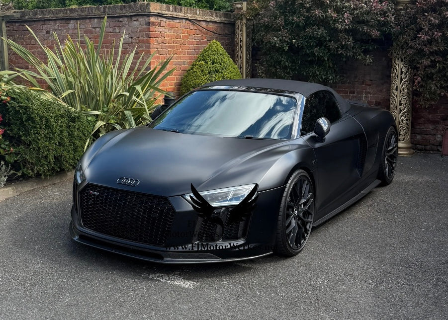 Audi R8 V10 Gen2 Full V Spec Carbon Fibre Splitter Diffuser Side Skirts Kit
