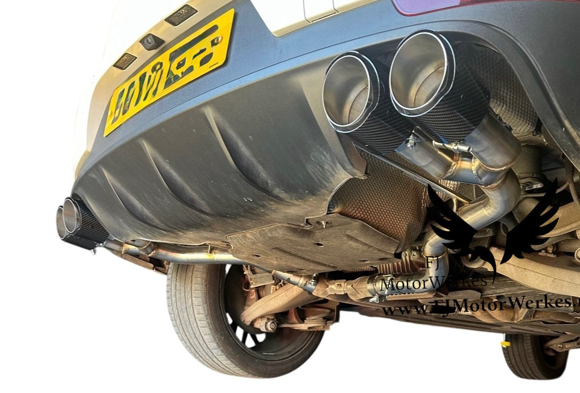 Porsche Macan S - Turbo - GTS 2.0/2.9/3.0 muffler delete slip on exhaust 2014 - 2017