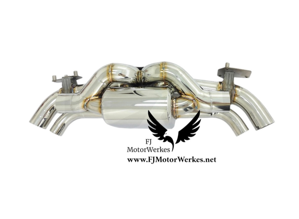 Porsche 911 992 carrera S Targa S 4S stainless steel valved Catback performance muffler exhaust system 2019+