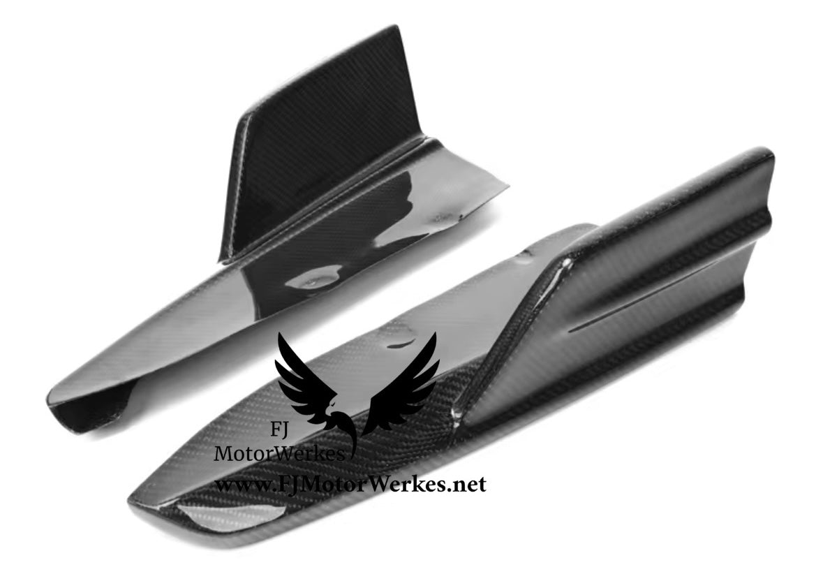 Bmw X5M F95 Carbon Fibre Rear Side Splitter Splats