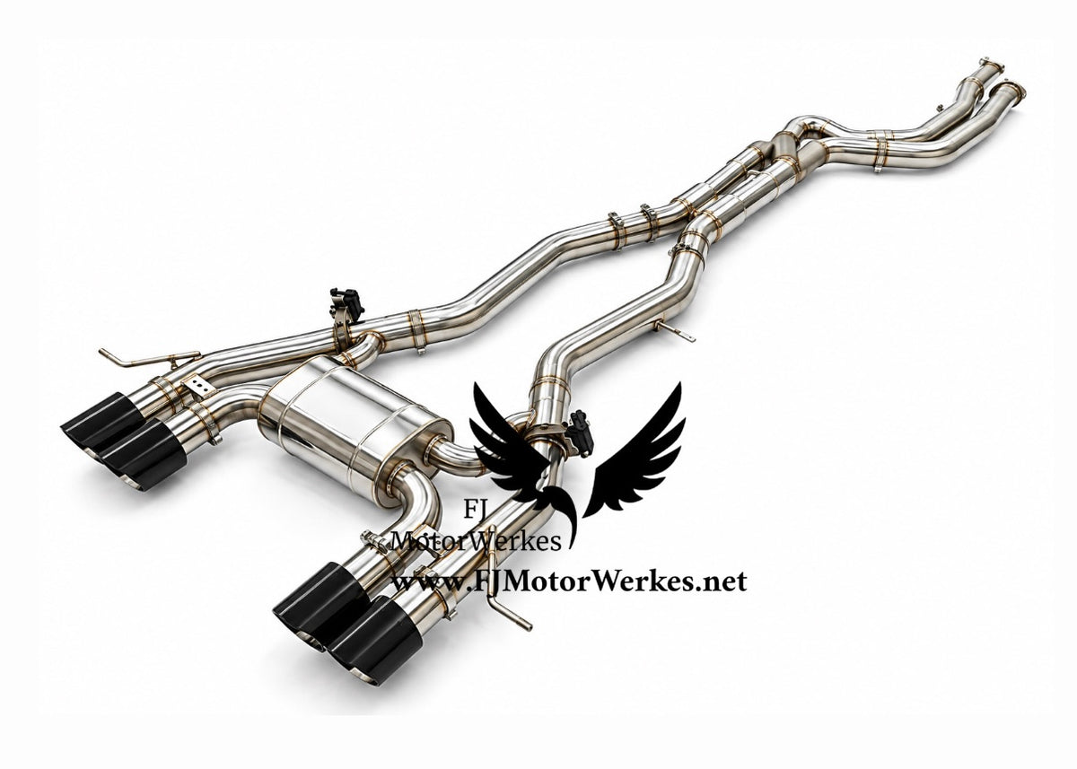 Bmw M3 M4 Valved Performance Z Midpipe Catback exhaust system G80 G81 G82 G83 (Stainless steel or Titanium)