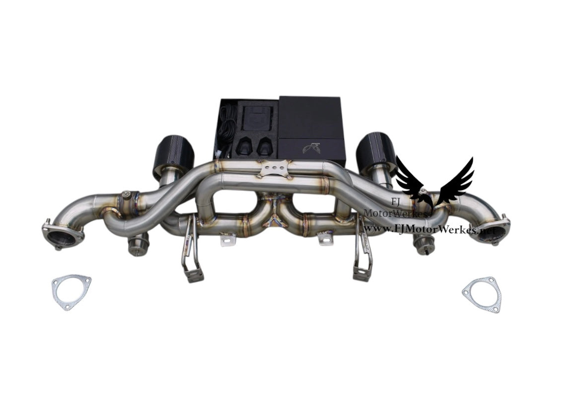 Porsche 718 Cayman GT4 RS inc Spyder 4.0L valved catback Performance Exhaust System