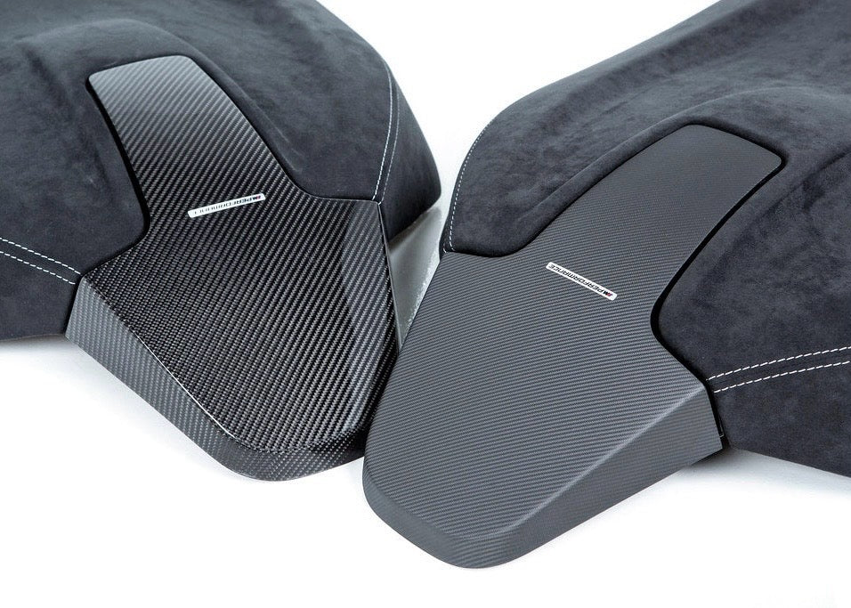 Genuine BMW M Performance Carbon & Alcantara Seat Back Set - Full seat back trim - X3M X4M M8
