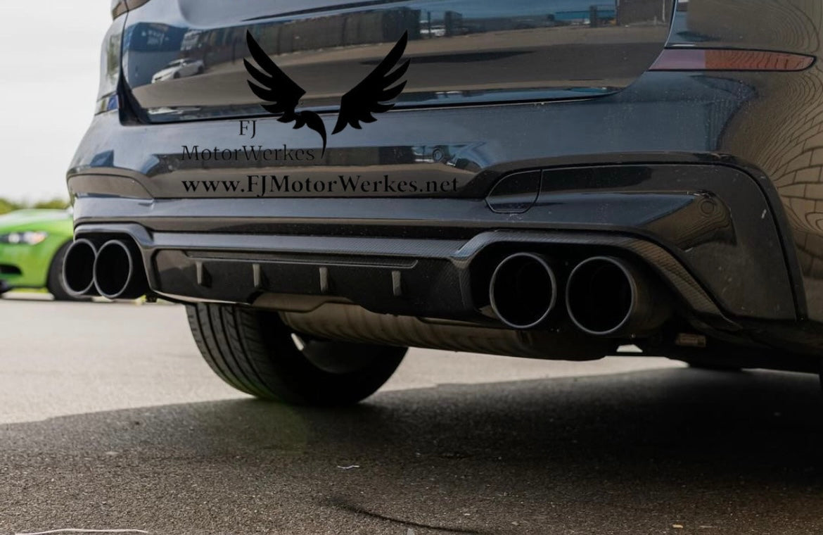 Bmw X3M X4M BLACK CHROME 4.5” Exhaust Tips Direct Fit X3mc X4mc F98 F97 - V2