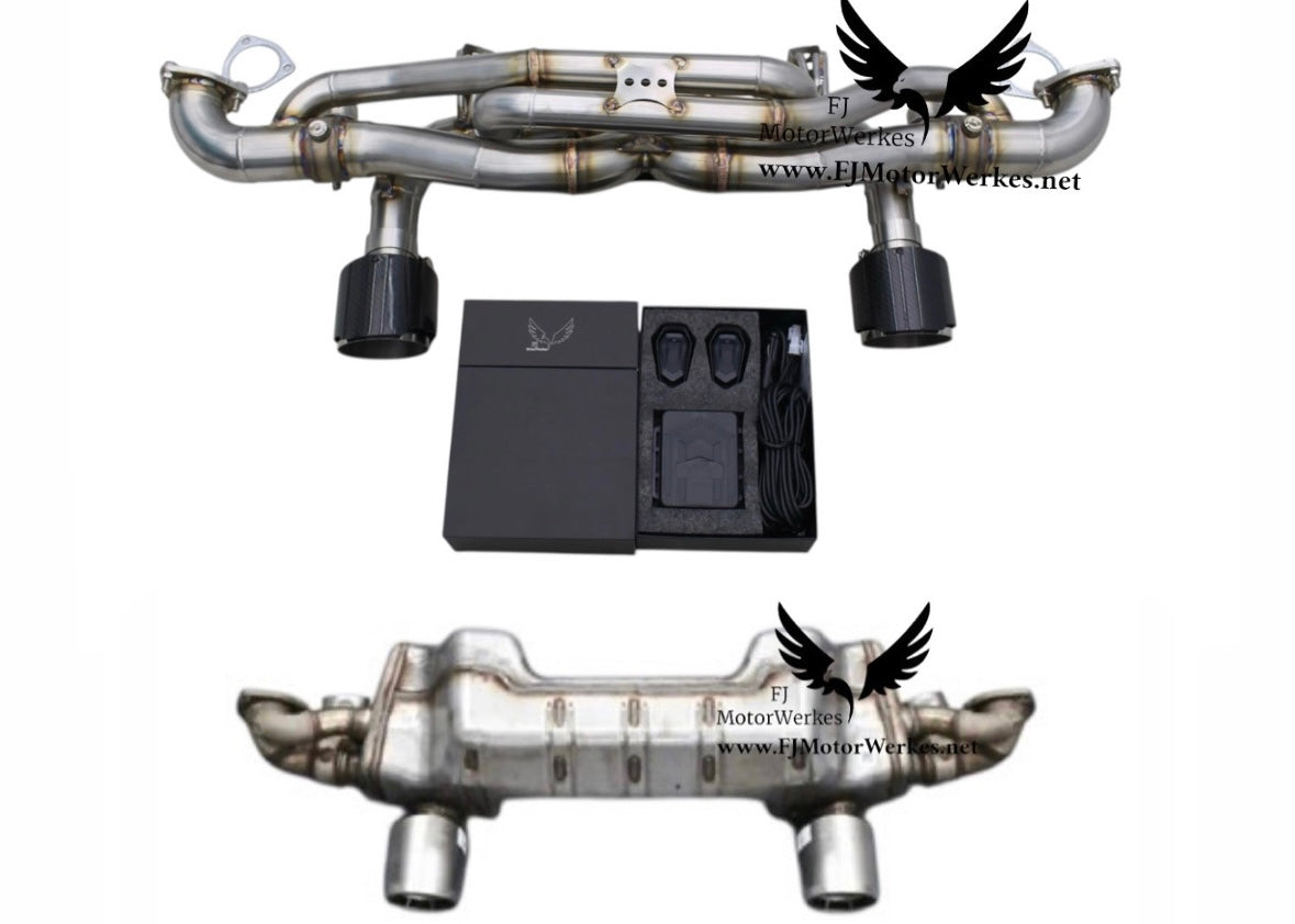 Porsche 718 Cayman GT4 RS inc Spyder 4.0L valved catback Performance Exhaust System