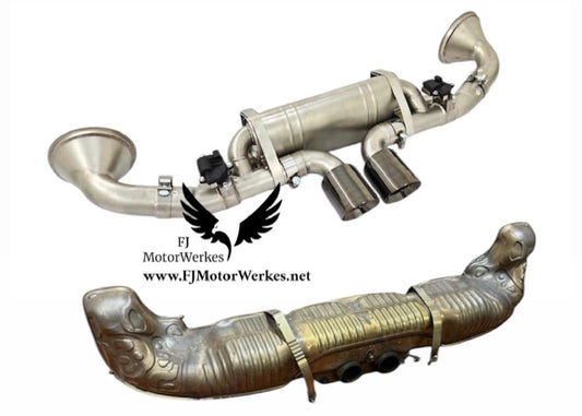 Porsche 911 992 GT3 GT3RS Valved cat-back exhaust system