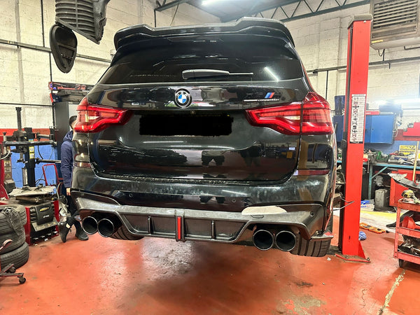 Bmw X3M X4M Vader F1 rear Carbon diffuser - 2 Styles 2019-2024 – FJ ...