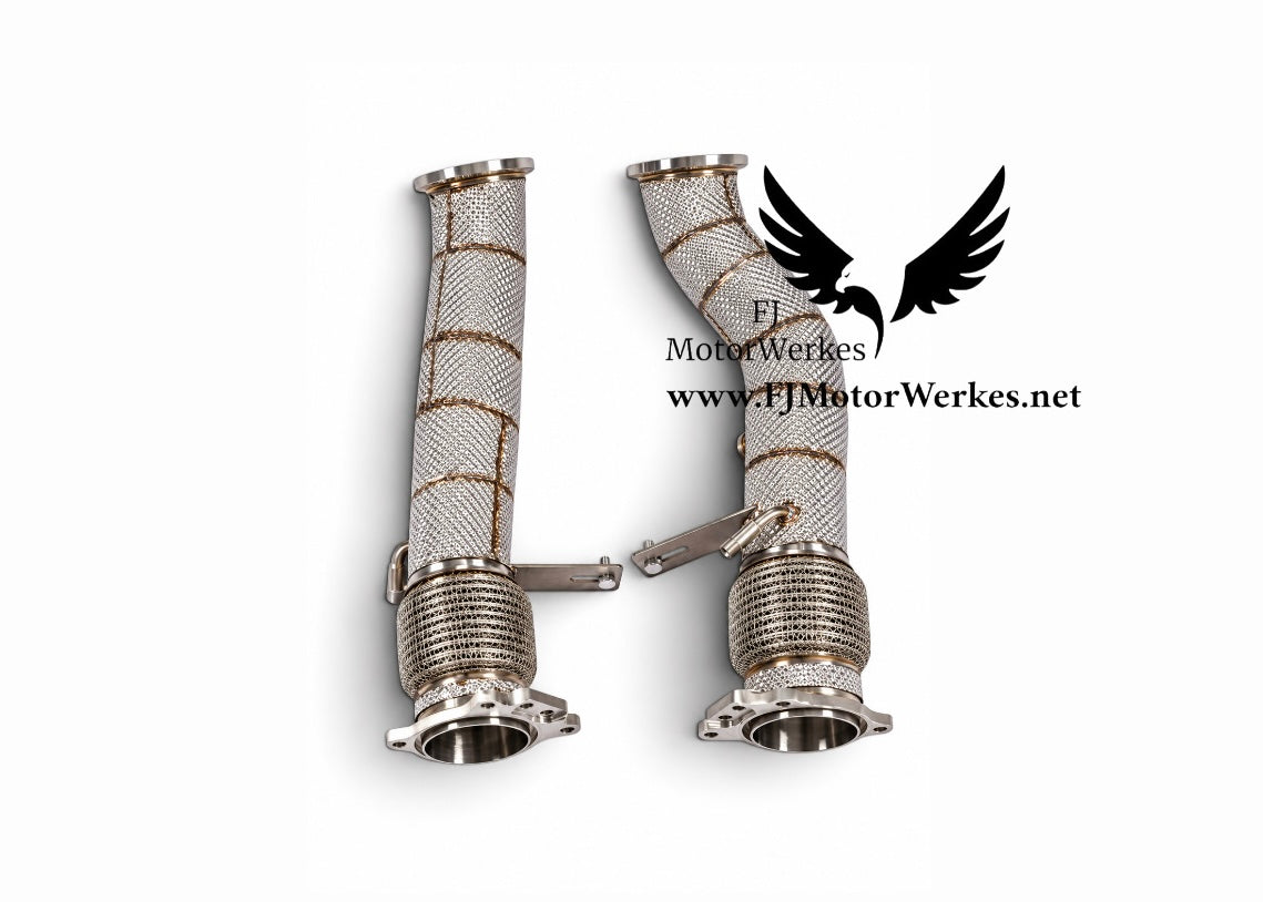 FJ MotorWerkes | BMW M760i / M760Li V12 Twin-Turbo Downpipes
6.6L N74 Twin-Turbo V12 | G12 | 2016–2022