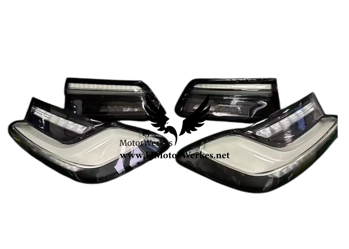 Bmw 3 Series G20 G80 M3 Rear Tail lights - Iced Clear Lens