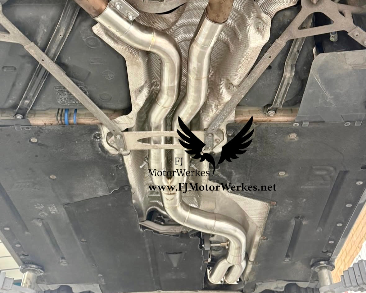 Bmw M2C Single Midpipe Catback Exhaust Stainless Steel M2 S55 F87 COMP