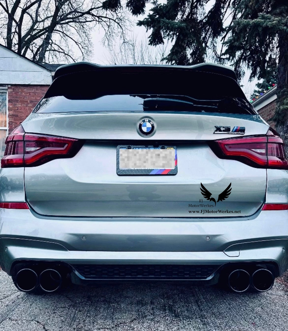 Bmw X3M X4M Gloss Black Exhaust Tips Direct Fit X3mc X4mc F98 F97 – FJ ...